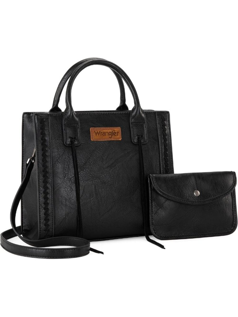 Stylish Western Cowhide Tote Bag & Wallet Set for Women - Perfect Everyday